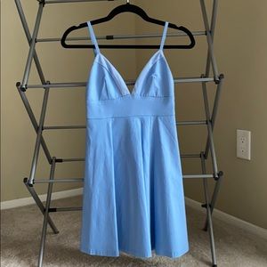 light blue mini dress